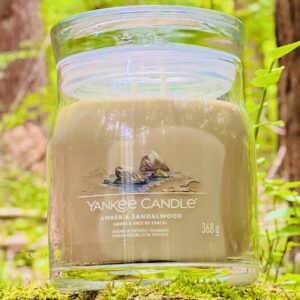 Bougie ambre & Bois de Santal