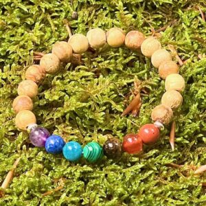 Bracelet Palo Santo & Pierres des Chakras
