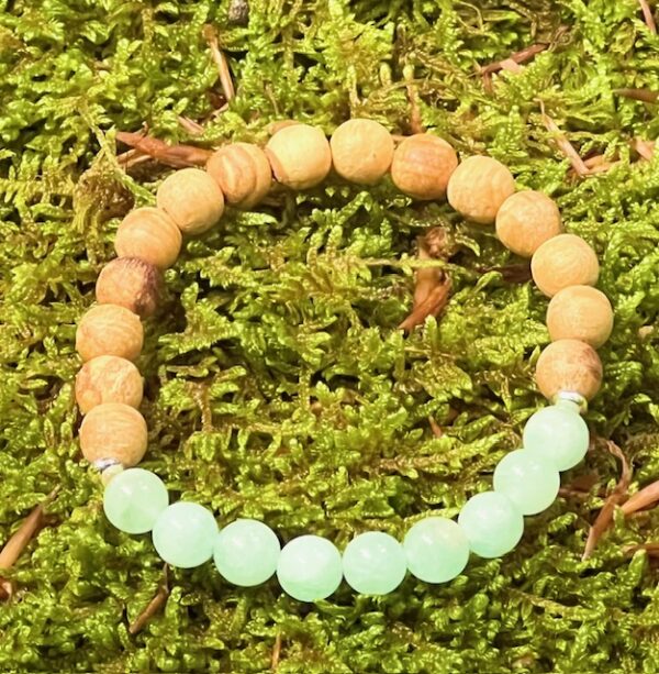 Bracelet Palo Santo & Aigue-marine