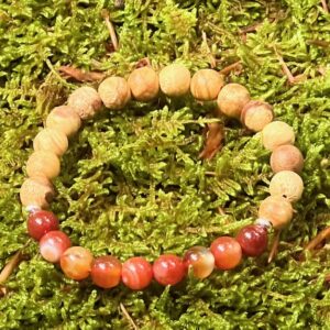 Bracelet Palo Santo & Cornaline