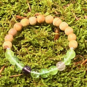 Bracelet Palo Santo & Fluorite