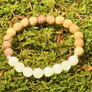 Bracelet Palo Santo & Pierre de lune