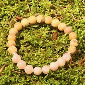 Bracelet Palo Santo & Pierre de soleil