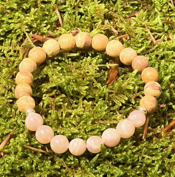Bracelet Palo Santo & Pierre de soleil
