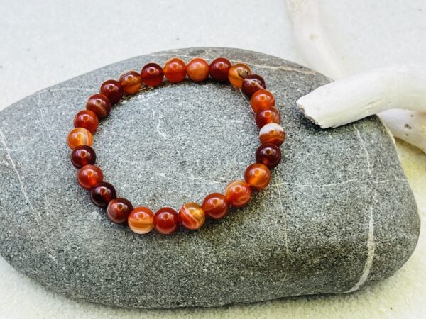 Bracelet Cornaline 8mm – Image 2