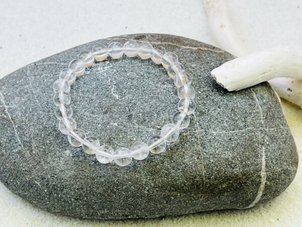 Bracelet Cristal de roche 8mm – Image 2