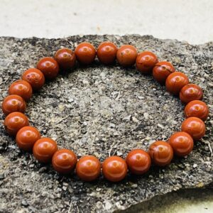 Bracelet Jaspe rouge 8mm