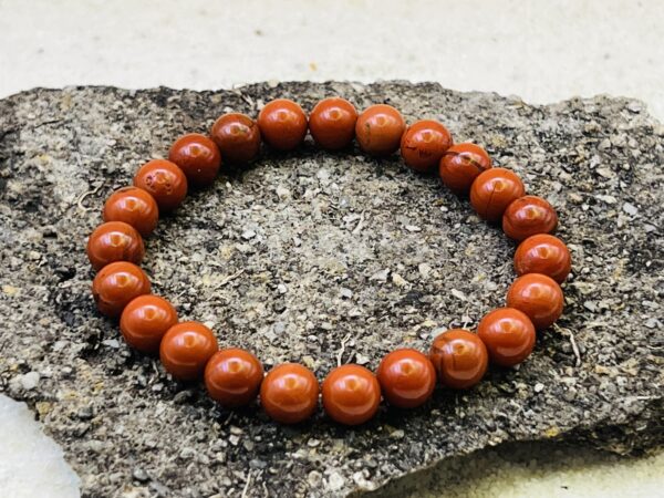Bracelet Jaspe rouge 8mm