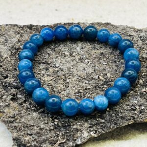 Bracelet Apatite bleue 8mm
