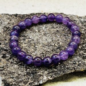 Bracelet Améthyste 8mm