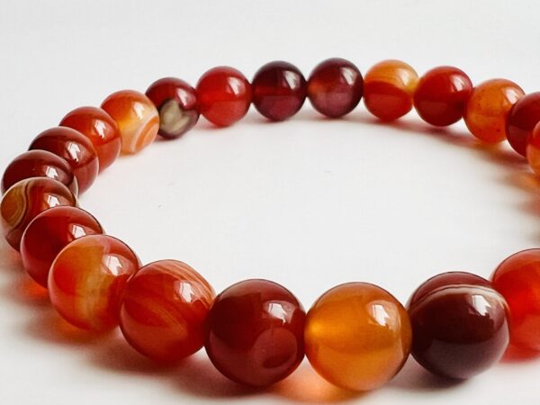 Bracelet Cornaline 8mm – Image 4