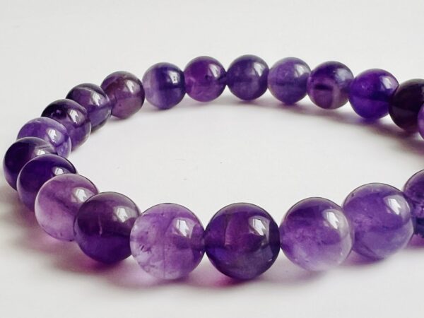 Bracelet Améthyste 8mm – Image 4