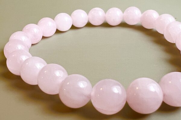 Bracelet Quartz rose 8mm – Image 4